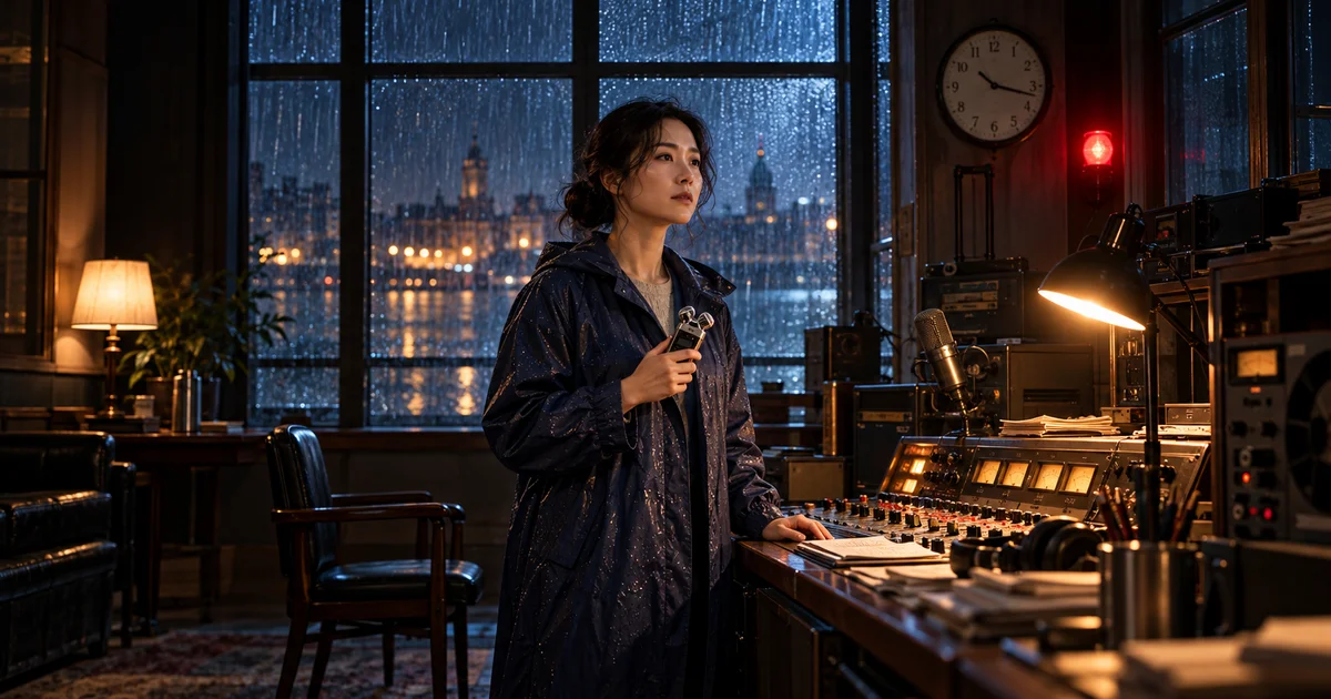 雨夜电台的空白七分钟：没有声音的录音，藏着一场迟到的救援